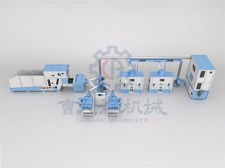 全自動枕芯抱枕填充生產(chǎn)線